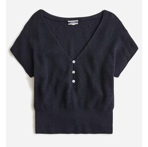 44. J.Crew Featherweight cashmere V-neck T-shirt